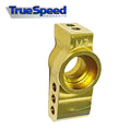 Custom Works Brass Tall Rear Hub for Metric Bearings, CW-7265