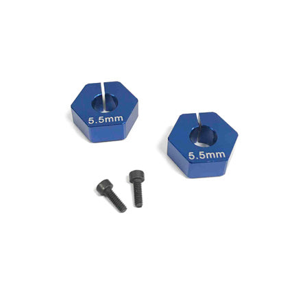 Custom Works 12mm Clamping Hex for 5mm Axle 5.5mm Offset, CW-7280