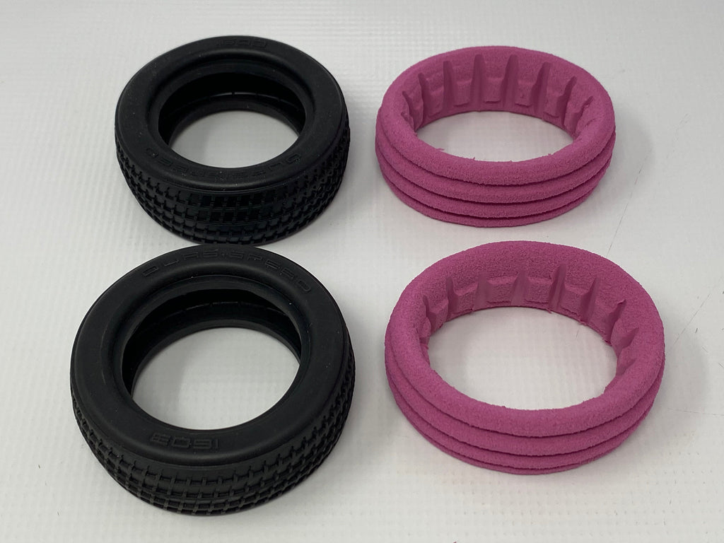 QuasiSpeed Rubber Front Tires with Inserts (2) QS-1601