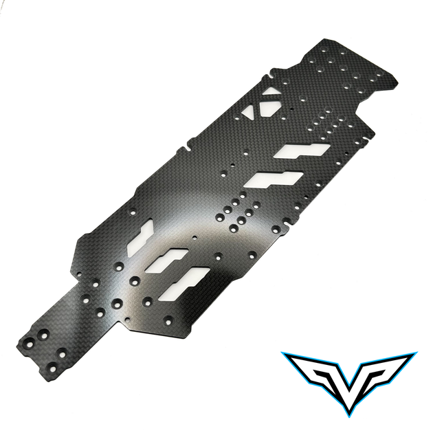Team Velocity RC VS2 7mm Chassis and Front Braces, VEL-10000