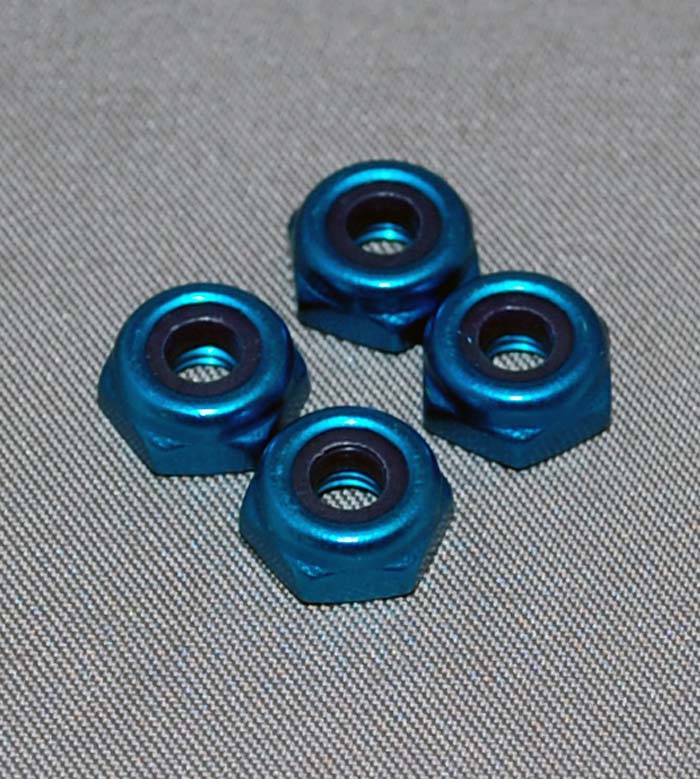 8/32 Aluminum Low Profile Nuts (4), IRS-209