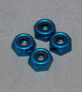 8/32 Aluminum Low Profile Nuts (4), IRS-209