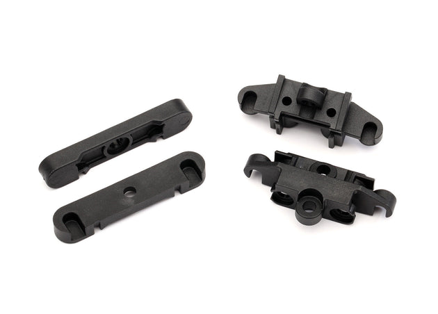 Traxxas Maxx Mount, tie bar, front (1)/ rear (1)/ suspension pin retainer, front or rear (2), TRA-8916