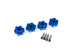 Traxxas Maxx Wheel hubs, hex, aluminum (anodized) (4)/ 4x13mm screw pins (4), TRA-8956X