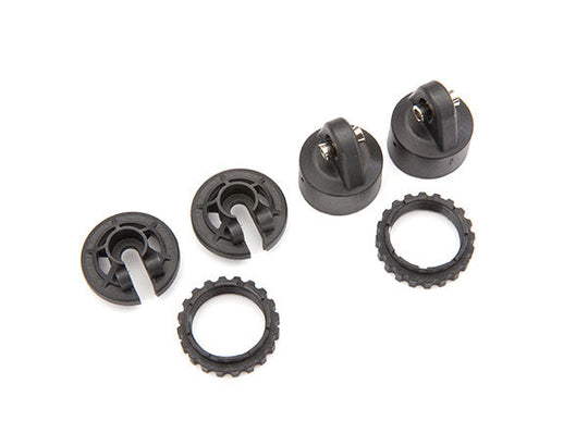 Traxxas Maxx Shock caps, GT-Maxx® shocks / spring perch / adjusters (2) (for 2 shocks), TRA-8964