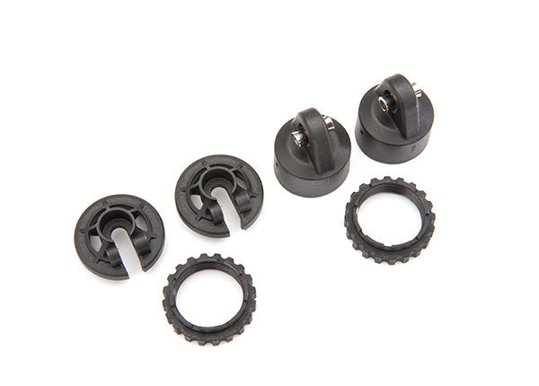 Traxxas Maxx Shock caps, GT-Maxx® shocks / spring perch / adjusters (2) (for 2 shocks), TRA-8964