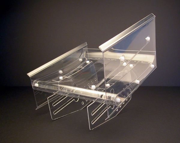 Custom Works Vortex 7x7 Sprint Top Wing w/ Mounts, CW-9127