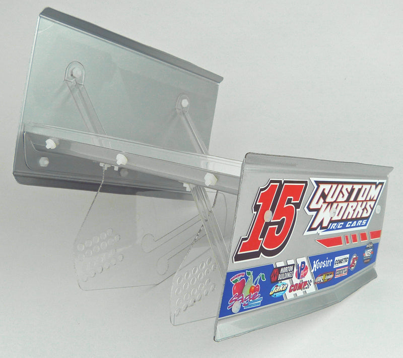 Custom Works Flat 7x7 Sprint Top Wing w/ Mounts, CW-9137
