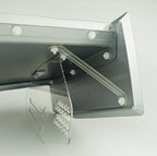 Custom Works Flat 7x7 Sprint Top Wing w/ Mounts, CW-9137