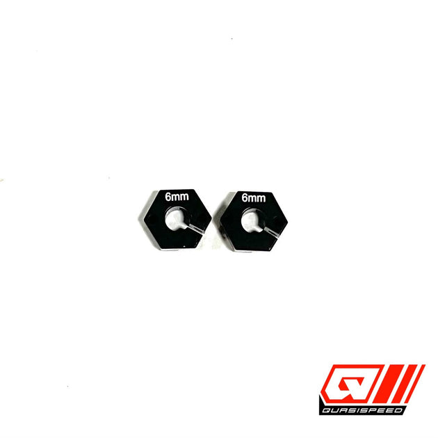 Team GFRP / Quasi Speed 6mm Rear Wheel Hex Adapter with Pin QS-1421
