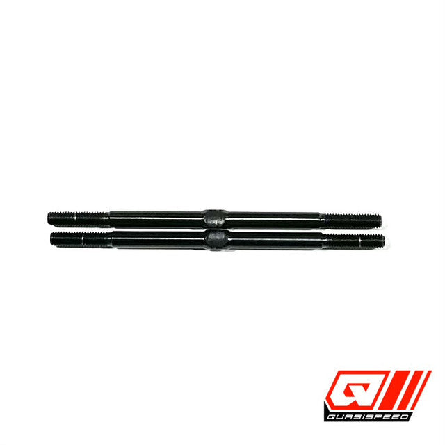 Team GFRP / Quasi Speed 63mm Black Titanium Turnbuckles, QS-1263B