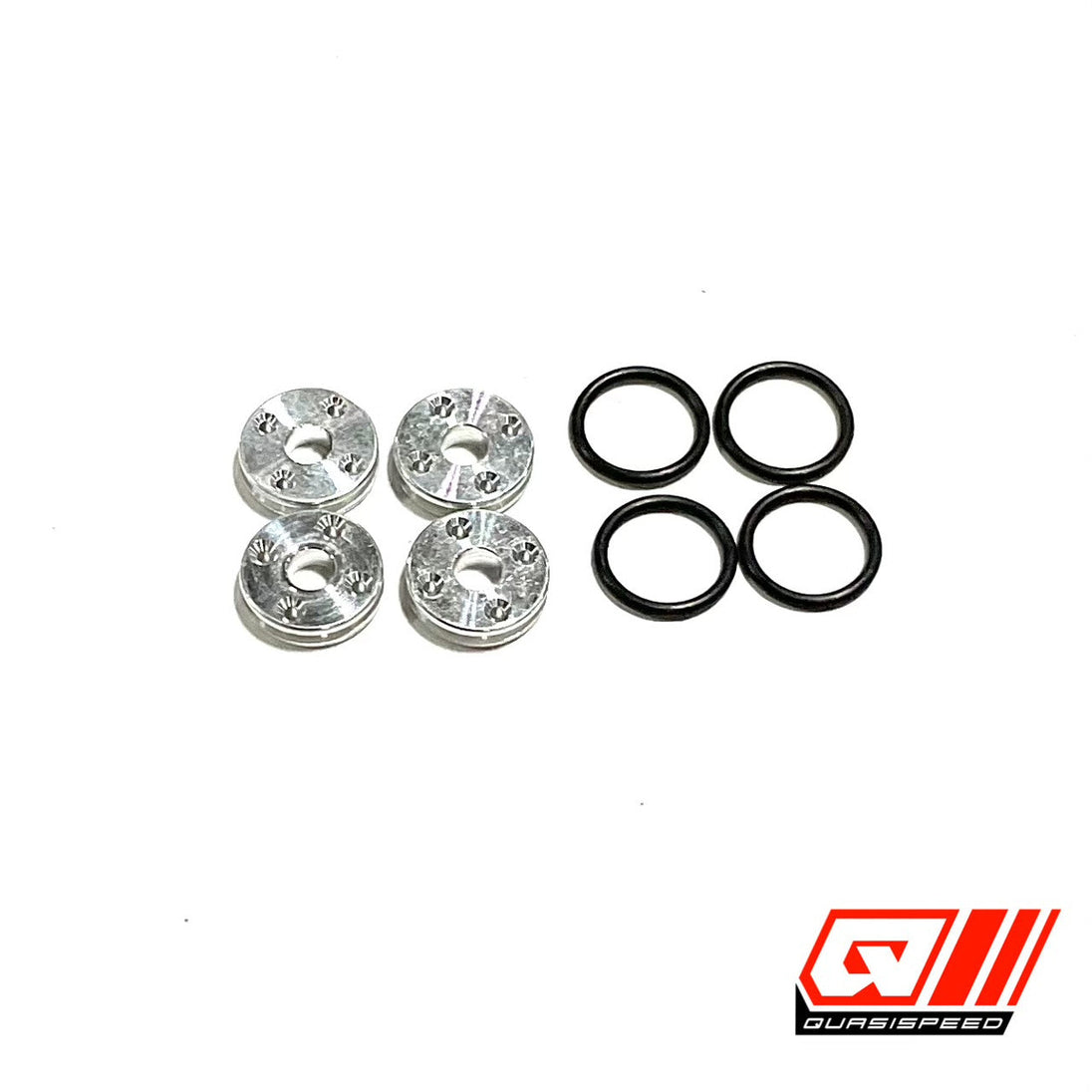 Team GFRP / Quasi Speed Small Bore 4 Hole Pistons, QS-5019