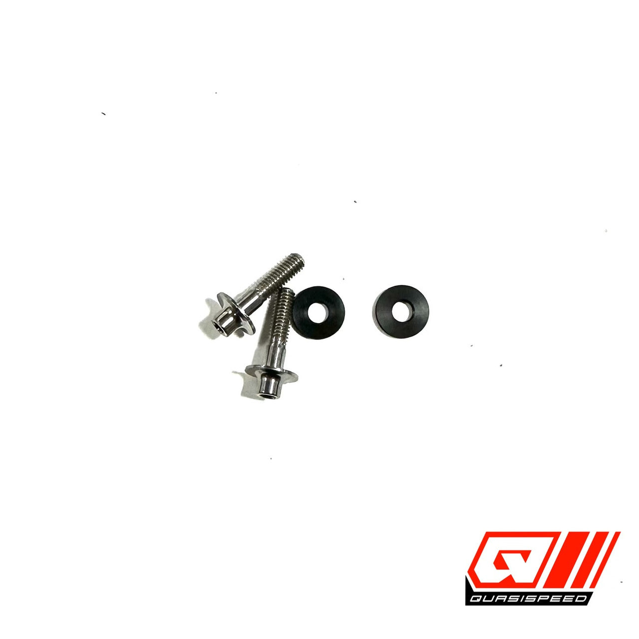 Team GFRP / Quasi Speed 12mm Titanium Motor Screws (2), QS-6844