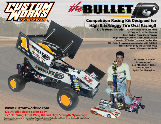 Custom Works Bullet High Bite Sprint Car Kit, CW-0740