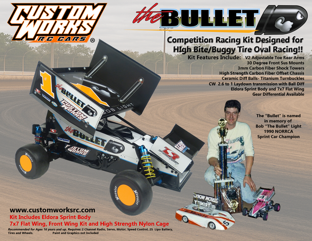 Custom Works Bullet High Bite Sprint Car Kit, CW-0740