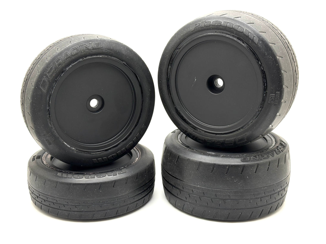 Go Fast Mounts - DE Phenom Rubber Tires with Inserts FR & RR (4)