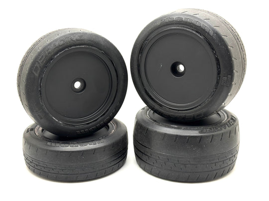 Go Fast Mounts - DE Phenom Rubber Tires with Inserts FR & RR (4)