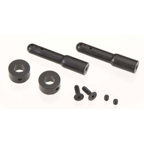 Duratrax Nylon Body Post Black 1.5" (2)