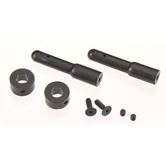 Duratrax Nylon Body Post Black 1.5" (2)