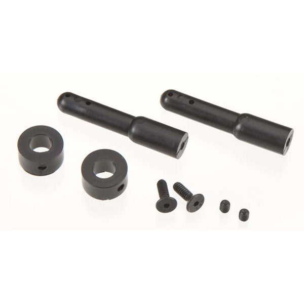 Duratrax Nylon Body Post Black 1.5" (2)