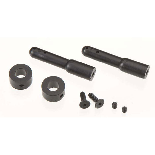 Duratrax Nylon Body Post Black 1.5" (2)