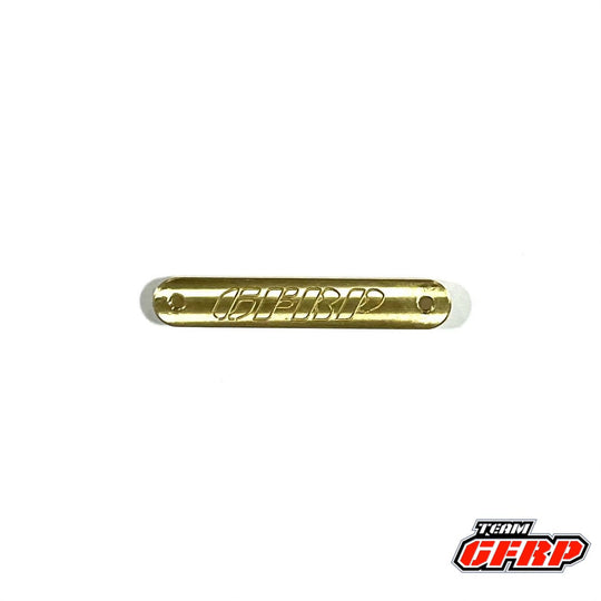 Team GFRP / Quasi Speed Metric Brass Chassis Insert, GFR-1179M