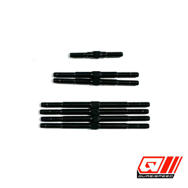 Team GFRP / Quasi Speed 2024 Mistress Black Titanium Turnbuckle Kit, QS-1203