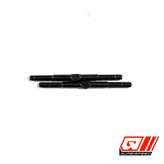 Team GFRP / Quasi Speed 45mm Black Titanium Turnbuckles, QS-1245B