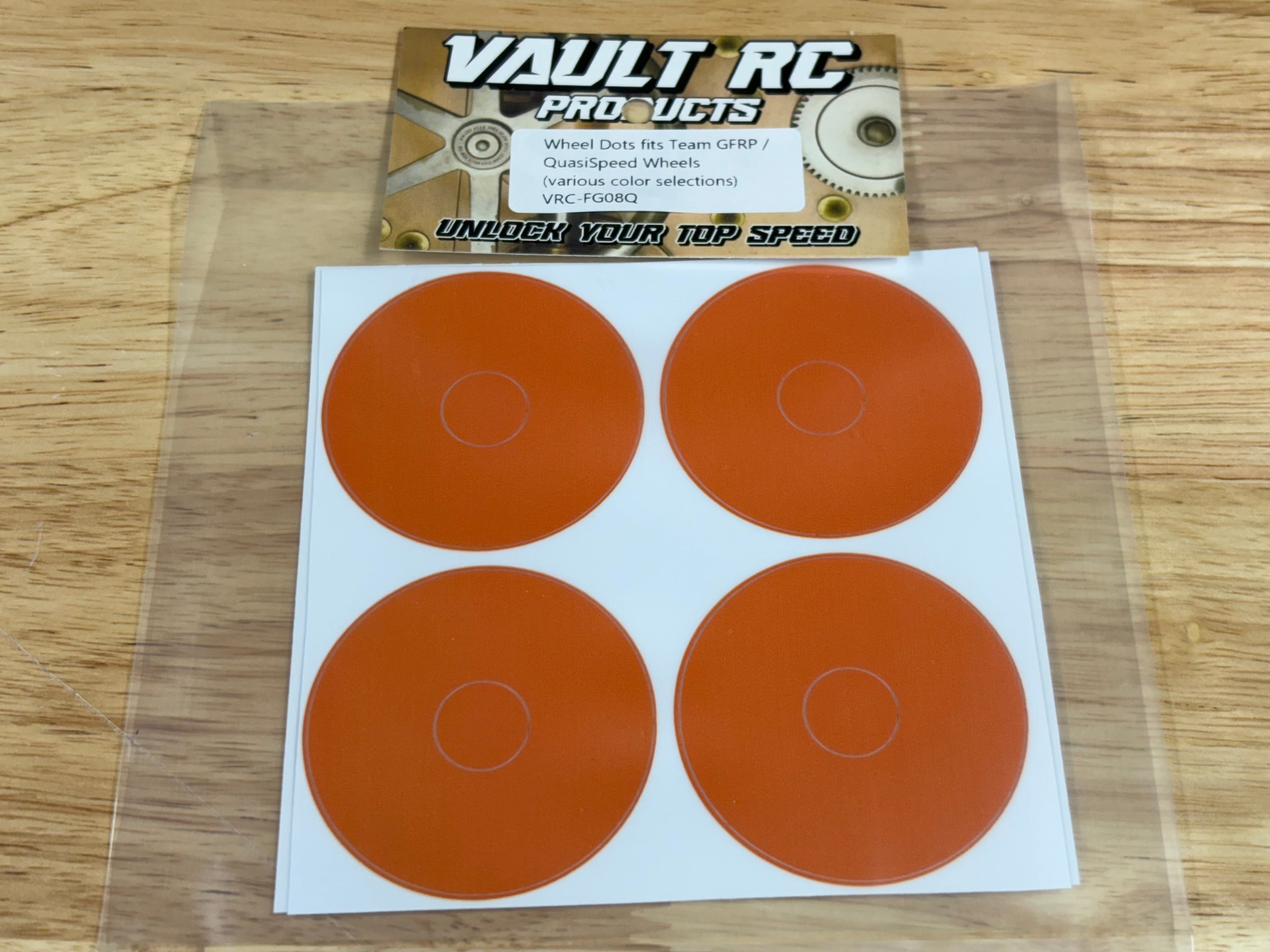 Wheel Dots fit QuasiSpeed Wheels, various color selections