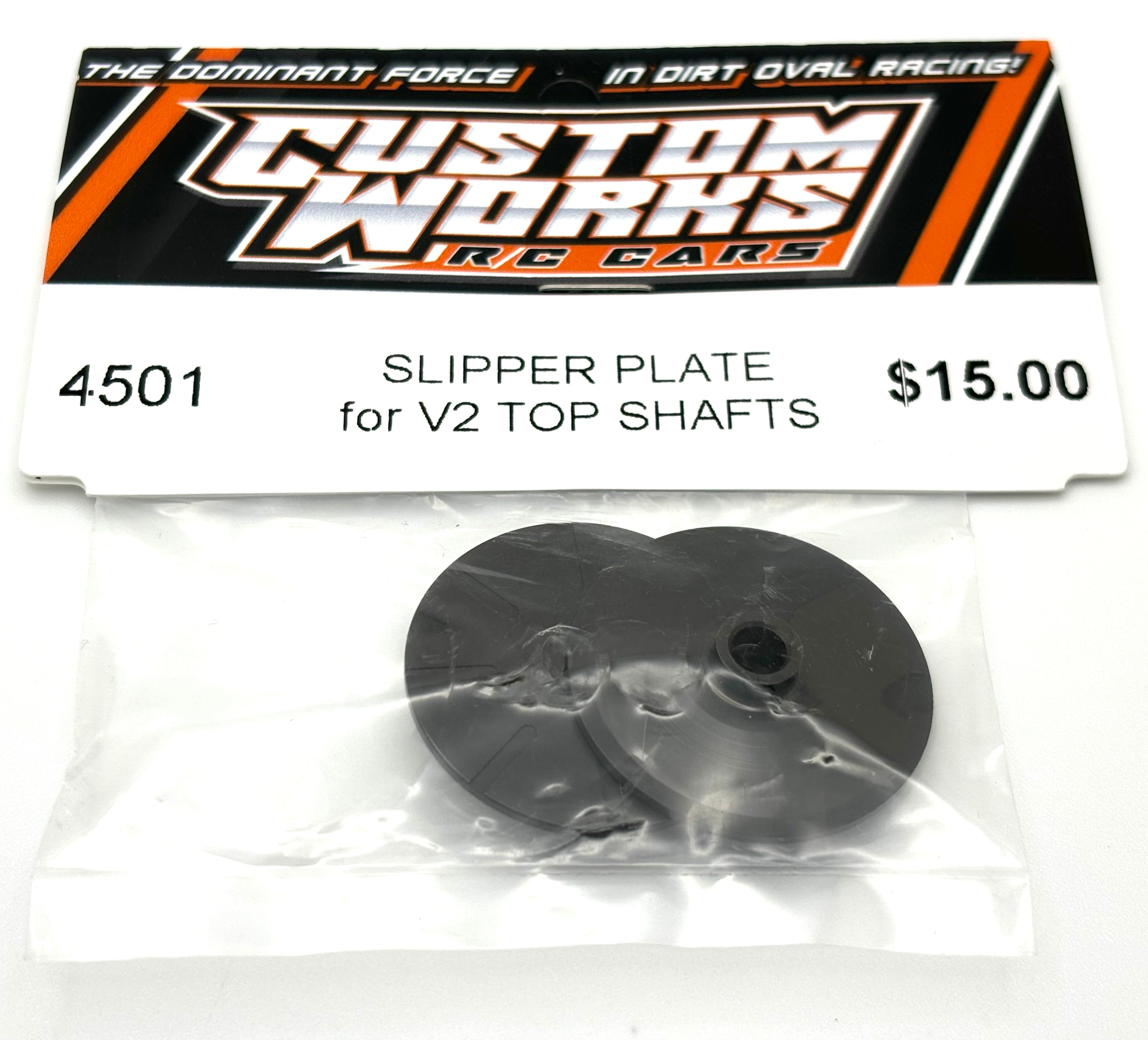 Custom Works Slipper Plates for V2 Top Shafts, CW-4501