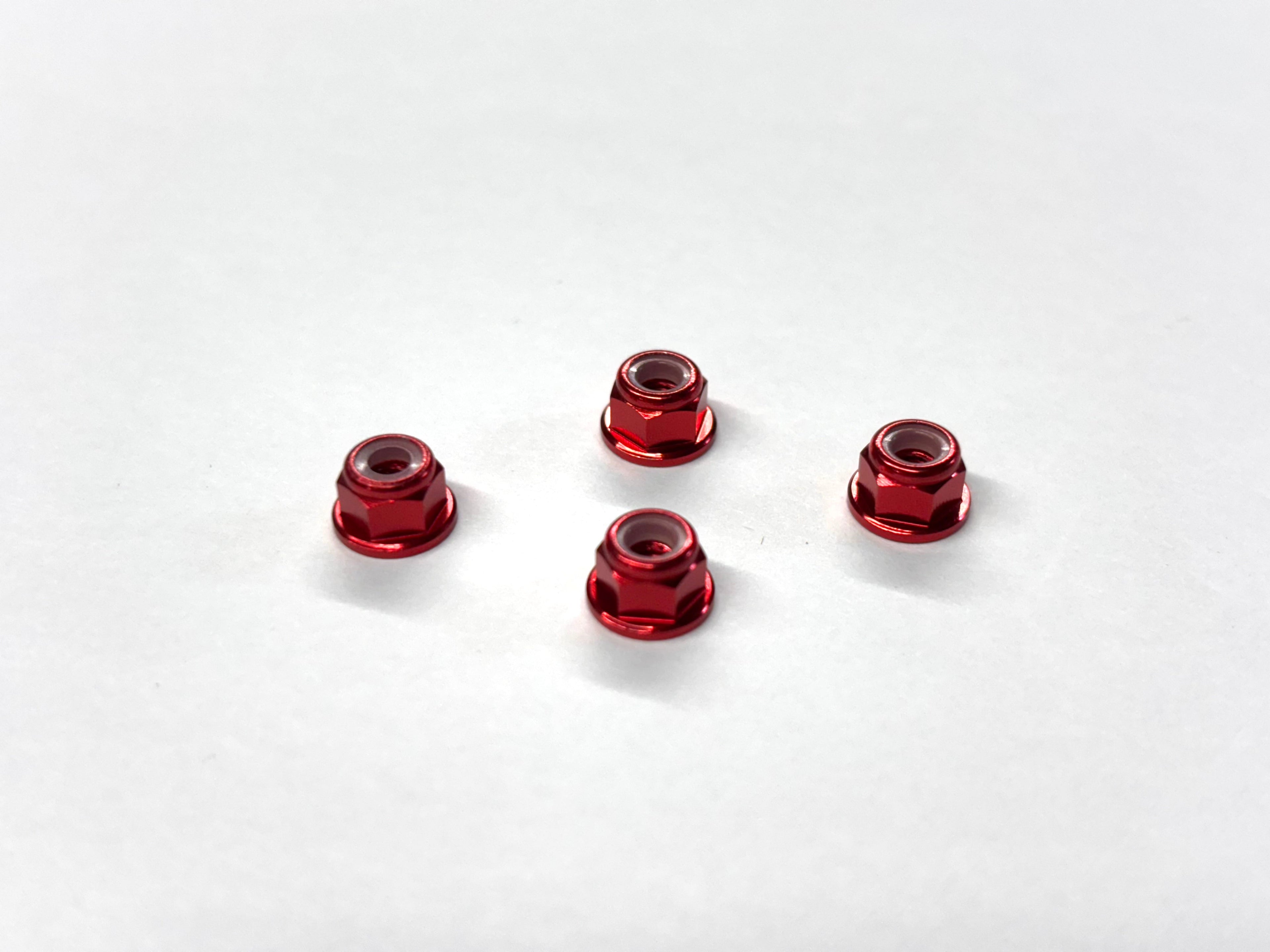 Aluminum 3mm Hex Lock Nut Flanged