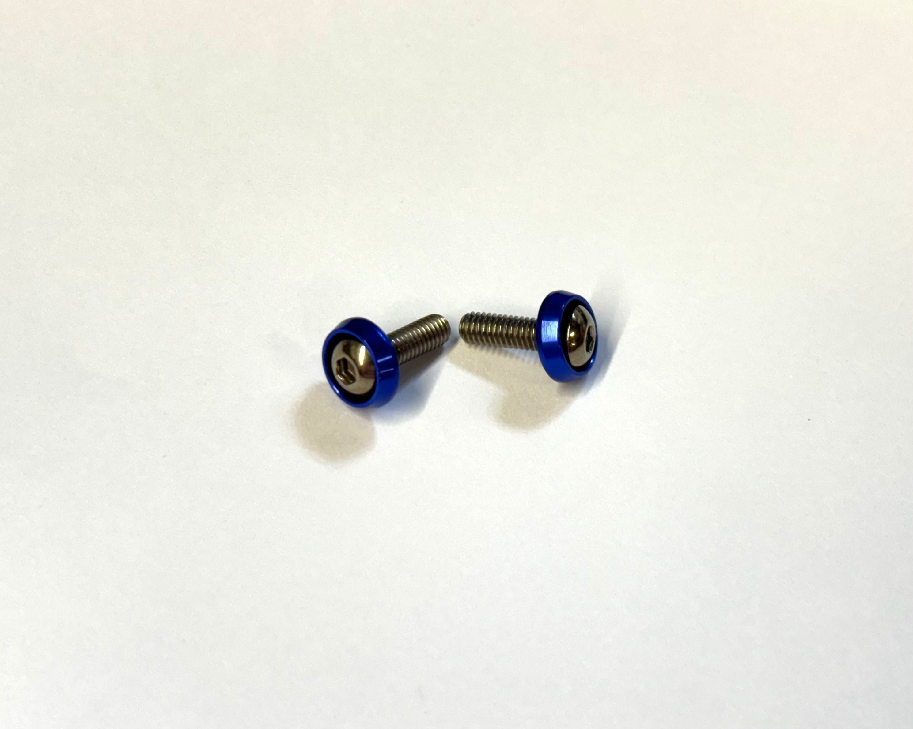 Titanium 3mm Motor Screws (2) with Washers (2)