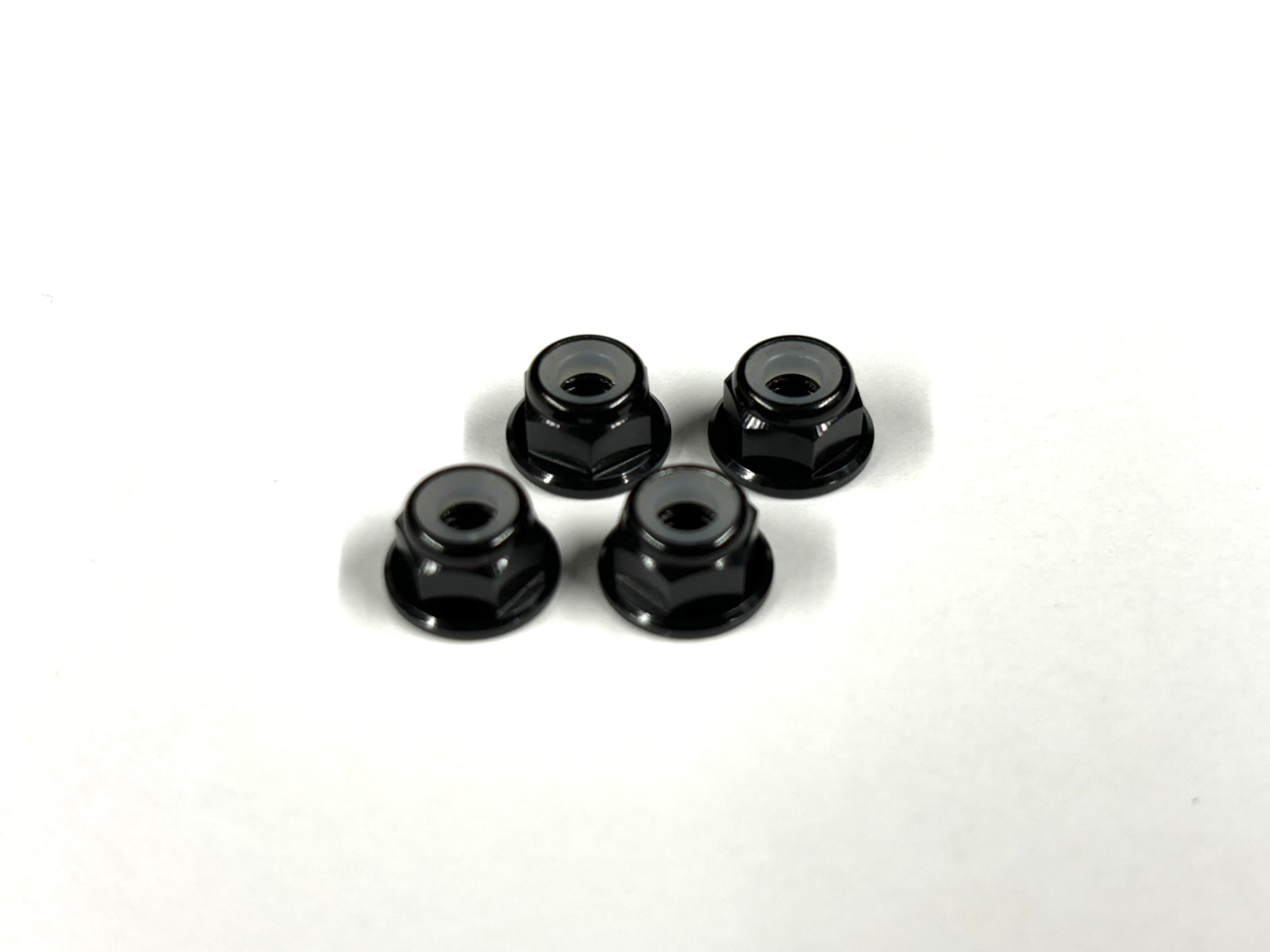 Aluminum 4mm Hex Lock Nut Flanged