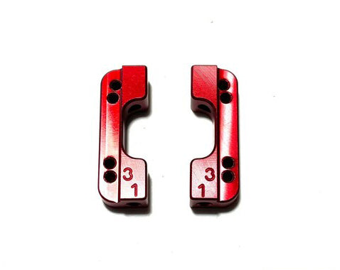 Team GFRP / Quasi Speed 1/3 Rear Arm Mounts Toe Blocks, GFR-1066