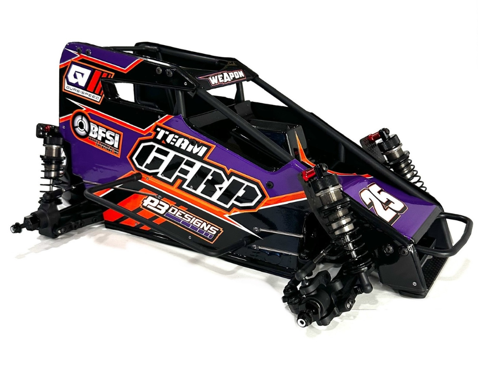 Team GFRP / Quasi Speed Team GFRP 2025 Weapon Midget Car Kit, GFR-7130