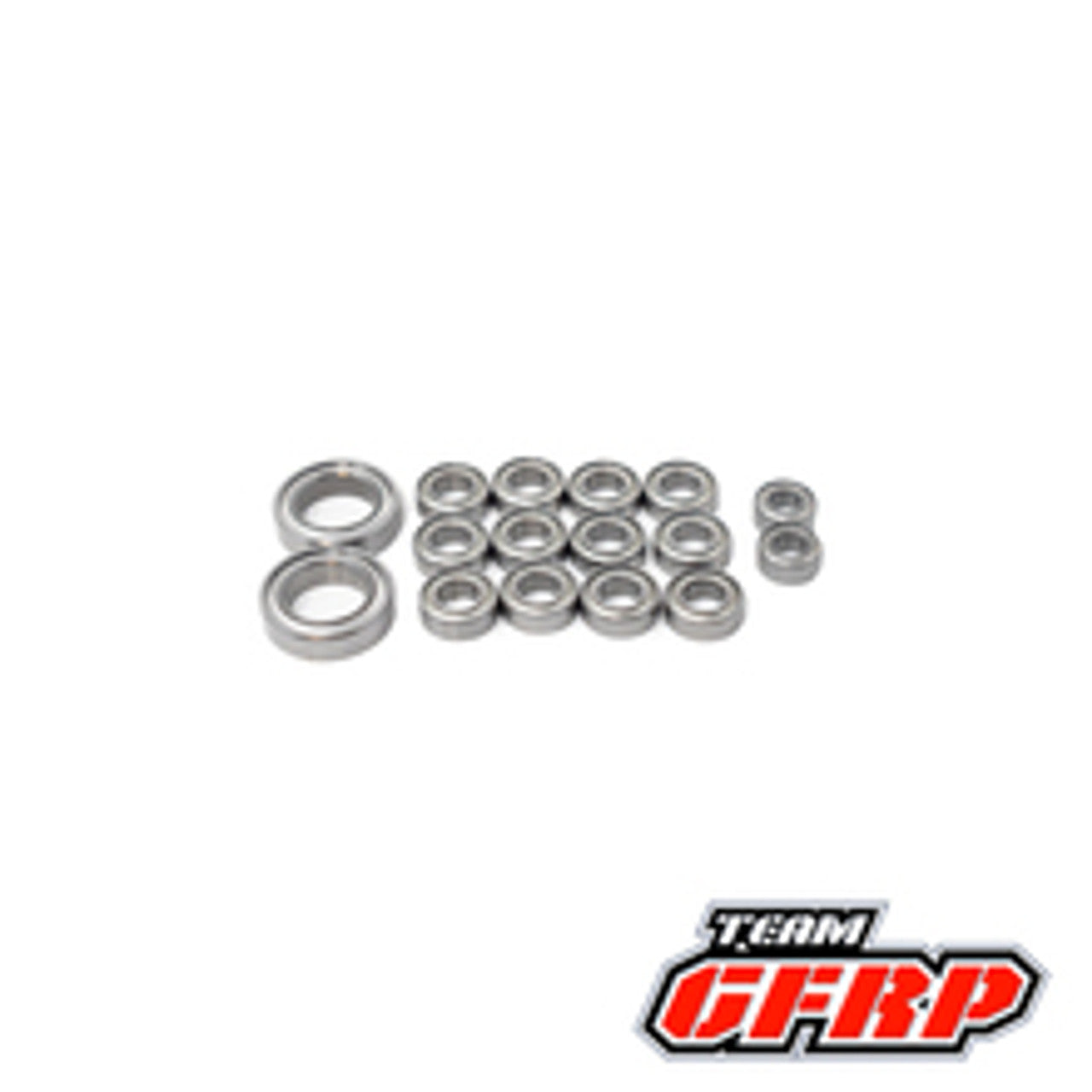 Team GFRP / Quasi Speed Fractional Dirt Oval Steel Bearing Kit Trans GFR-2018