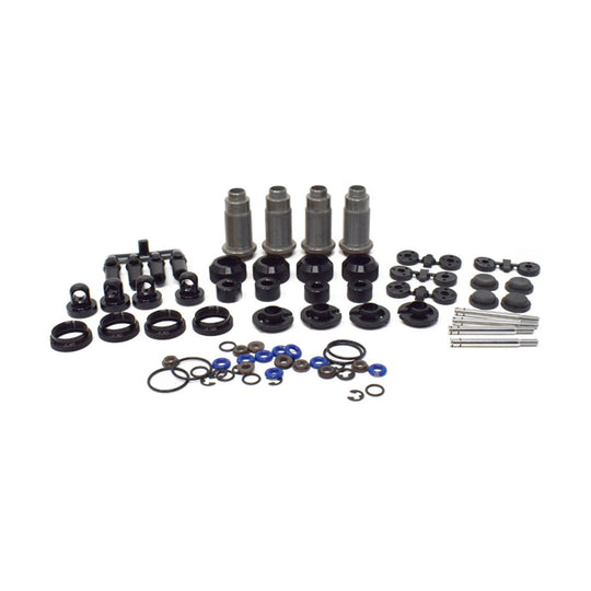 Team GFRP / Quasi Speed Small Bore V2 Loose Dirt Shock Kit (4 Long), fits Assault, Assailant