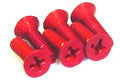 HyperDrive HD 8/32 x 1/2 Flat Head Screw (6)- RED