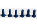 HyperDrive HD 8/32 x 1/2 Flat Head Screw (6)- BLUE