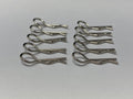 Silver Body Clips (10), VRC-1010