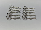 Silver Body Clips (10), VRC-1010