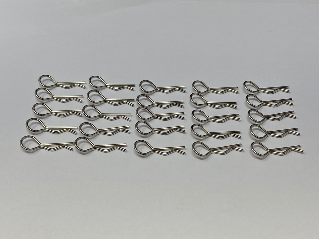 Silver Body Clips (25), VRC-1025