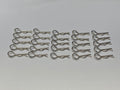 Silver Body Clips (25), VRC-1025