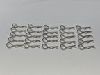 Silver Body Clips (25), VRC-1025