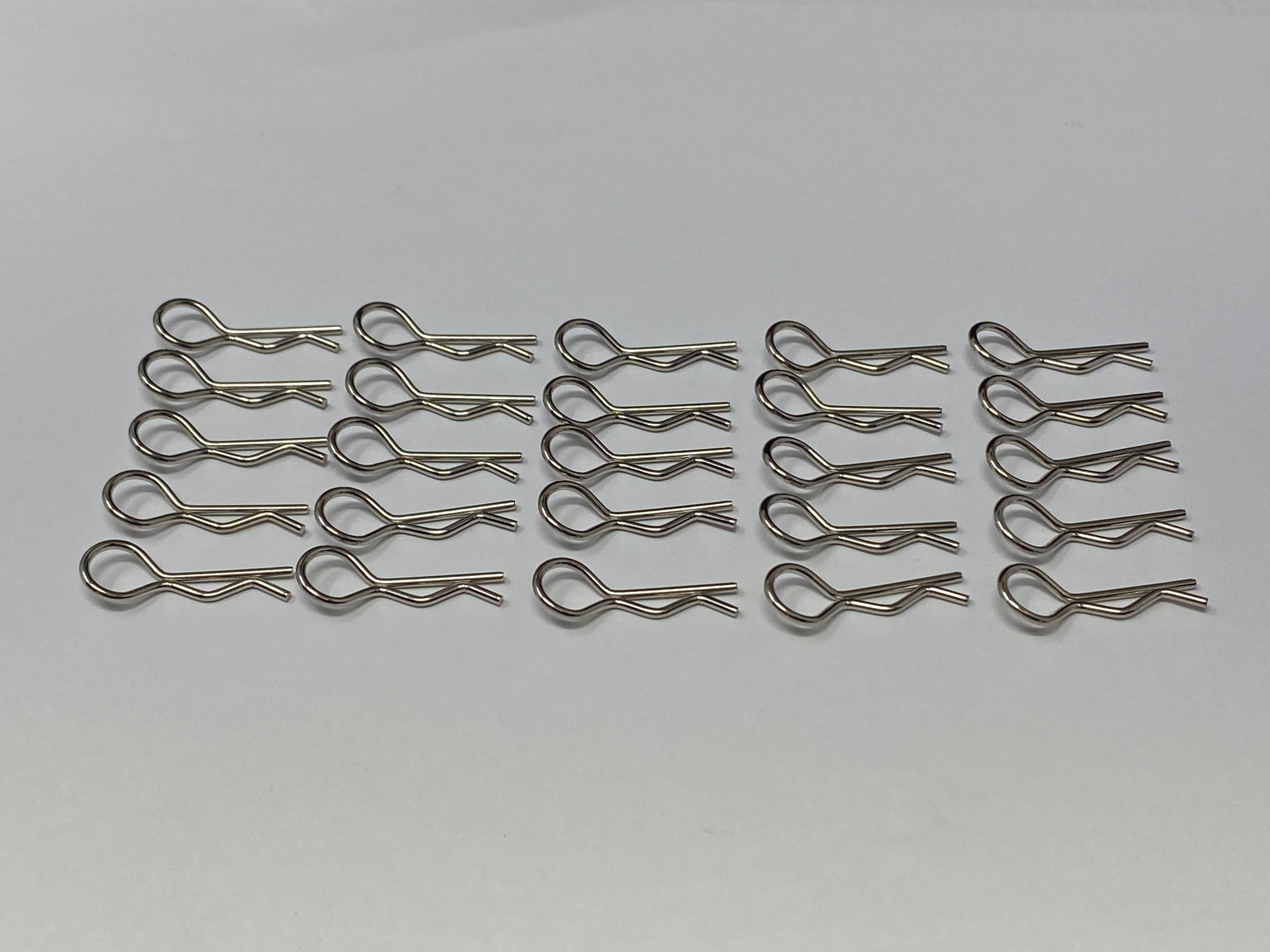 Silver Body Clips (25), VRC-1025