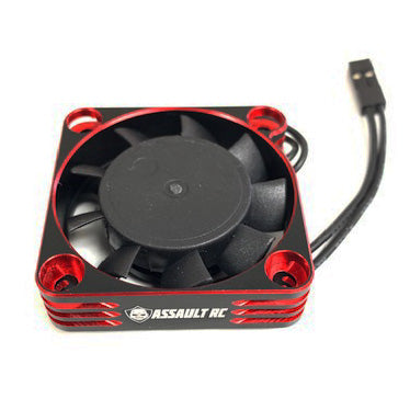 Assault RC Aluminum 40mm Fan- RED