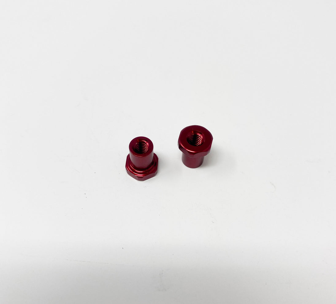 Team GFRP / Quasi Speed Bellcrank Standoffs, Red GFR-1006R