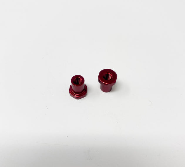 Team GFRP / Quasi Speed Bellcrank Standoffs, Red GFR-1006R
