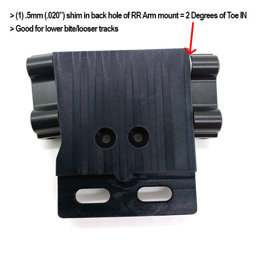 Lefthander RC Igniter Midget Rear Toe IN Shims