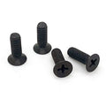 Lefthander-RC 100 Degree 8-32 x 1/2" Black Oxide Steel Screws (4)